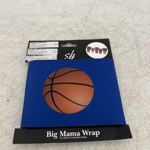 Big Mama Stainless Steel Timber Wrap Coozie Basketball